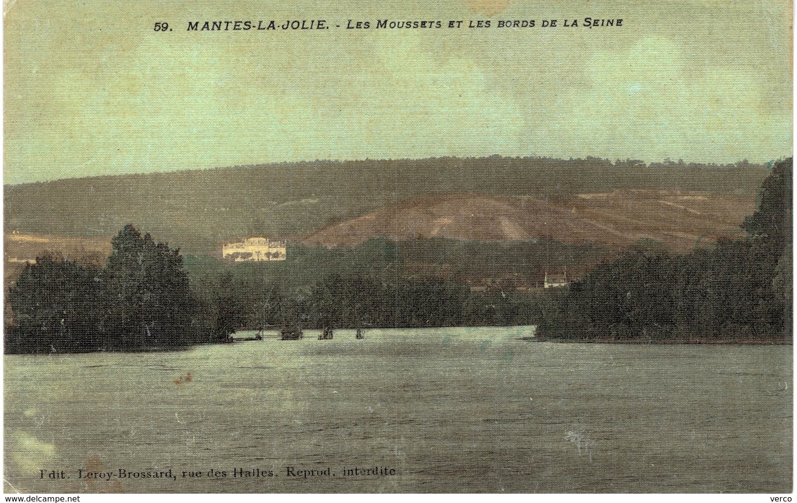 Carte postale ancienne de MANTES la JOLIE // les Moussets