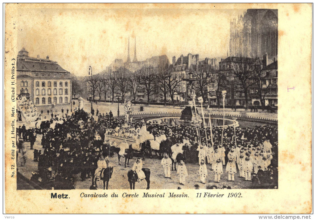 Carte Postale Ancienne de METZ