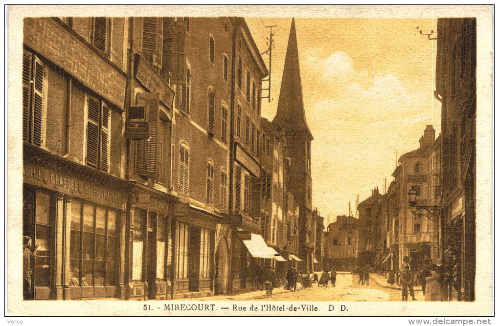 Carte Postale Ancienne de MIRECOURT