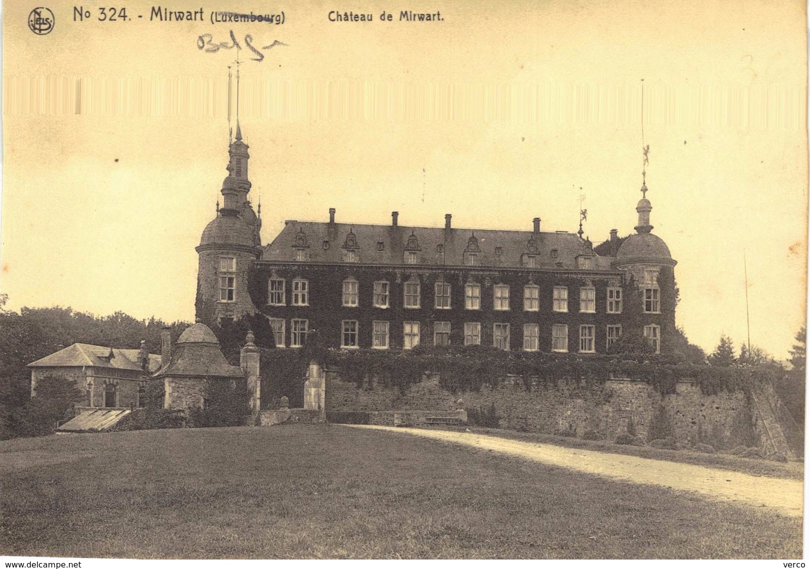 Carte postale ancienne de MIRWART (SAINT HUBERT)
