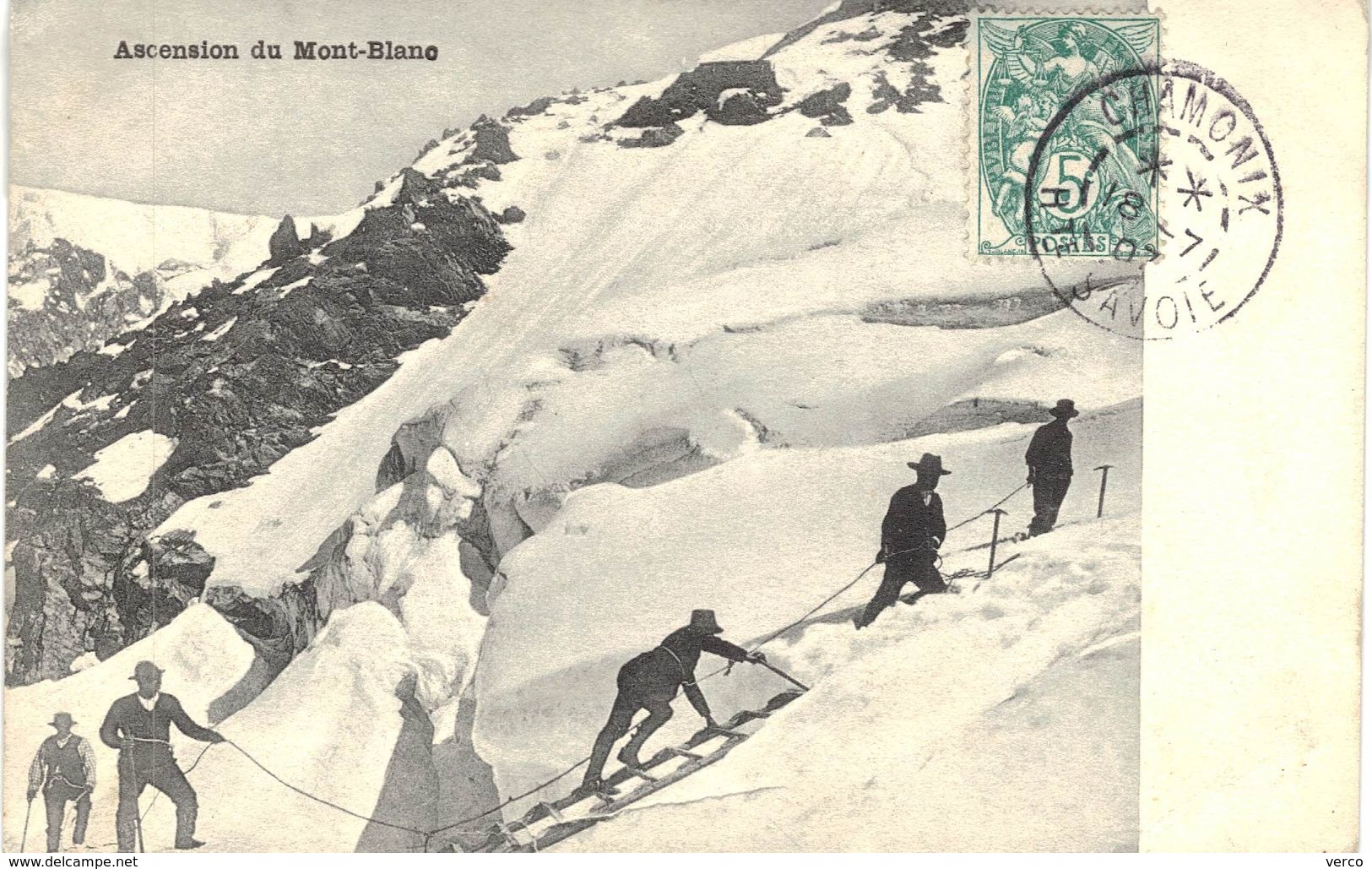 Carte POSTALE Ancienne de  MONT - BLANC / Ascension