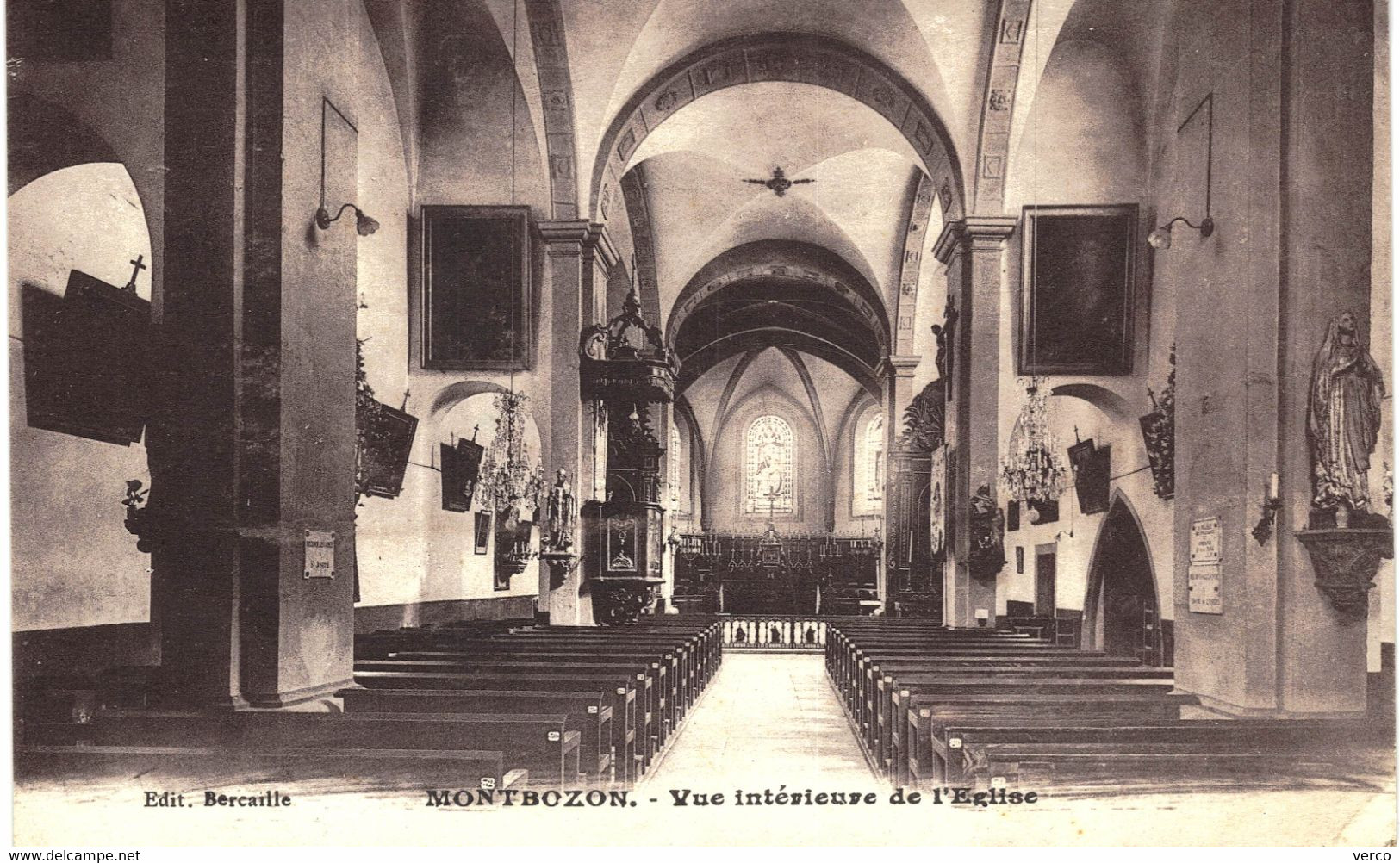 Carte POSTALE  Ancienne de MONTBOZON