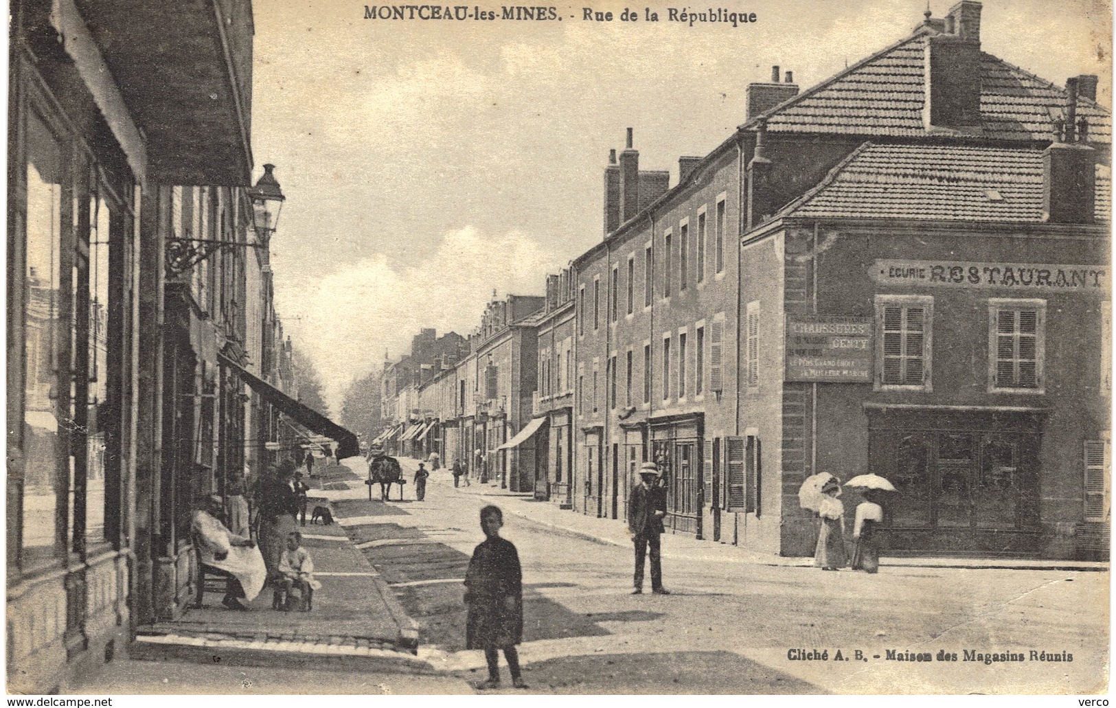 Carte postale ancienne de MONTCEAU les MINES