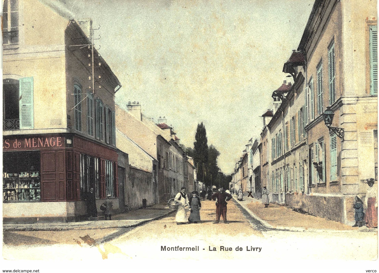 Carte POSTALE Ancienne de  MONTFERMEIL - Rue de Livry
