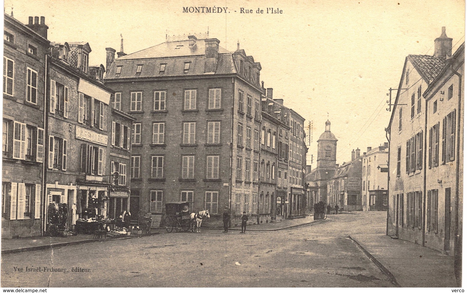 Carte postale ancienne de MONTMEDY - RUE DE L'iSLE