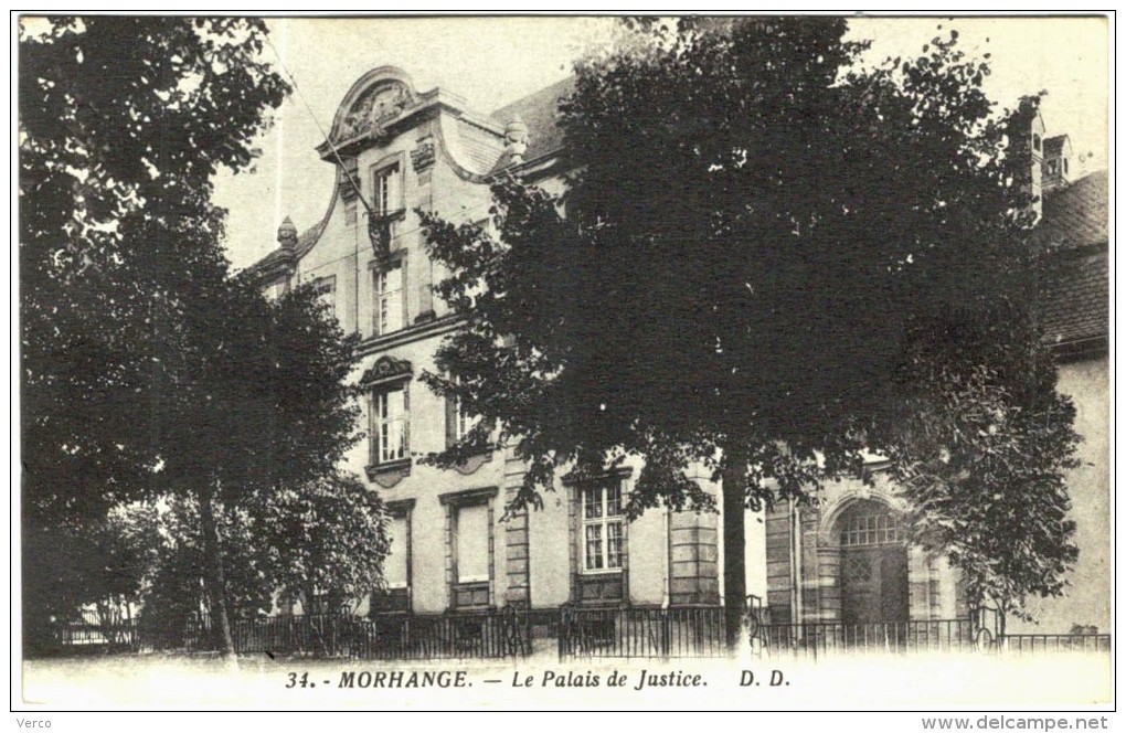 Carte Postale Ancienne de MORHANGE