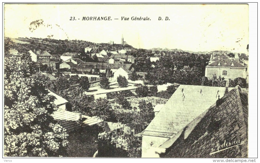 Carte Postale Ancienne de MORHANGE