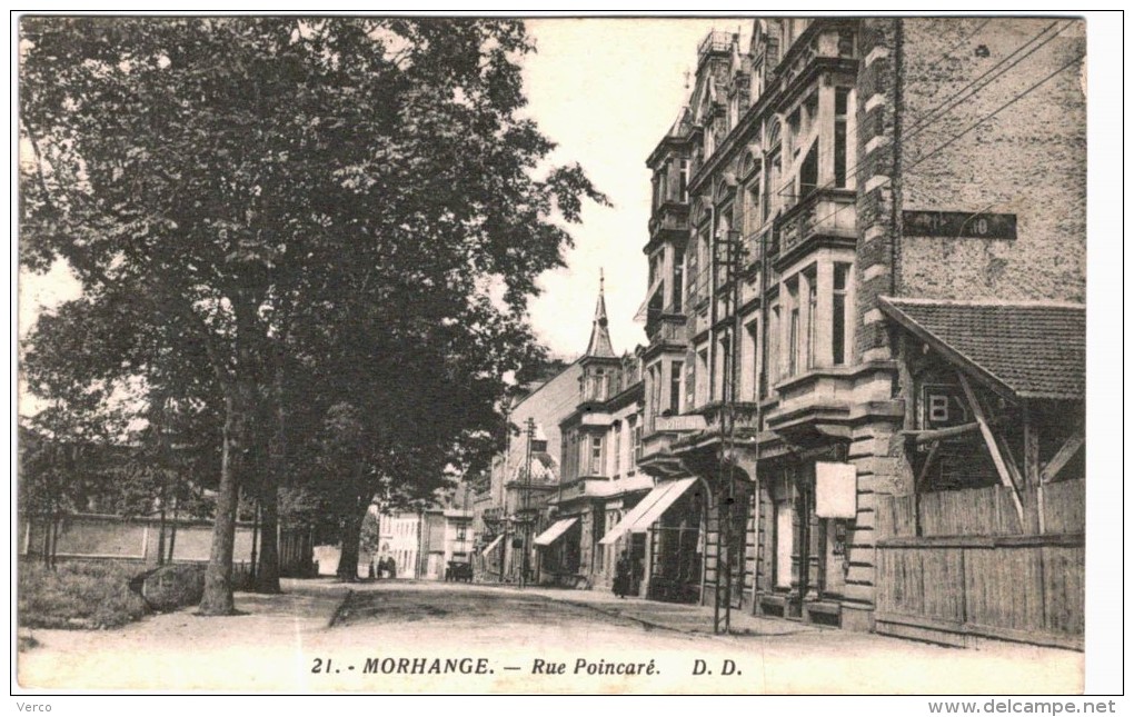 Carte Postale Ancienne de MORHANGE