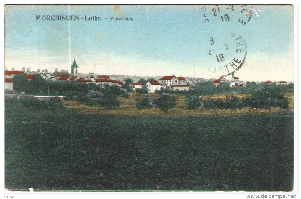 Carte Postale Ancienne de MORHANGE