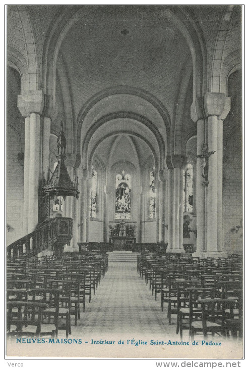 Carte Postale Ancienne de NEUVES MAISONS