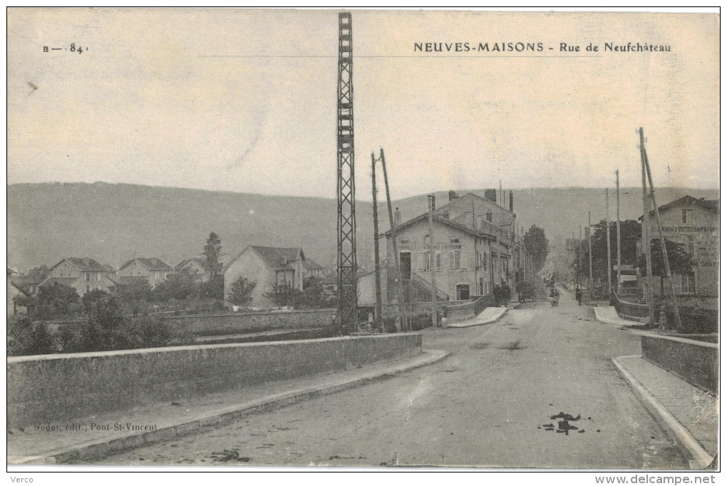 Carte Postale Ancienne de NEUVES MAISONS