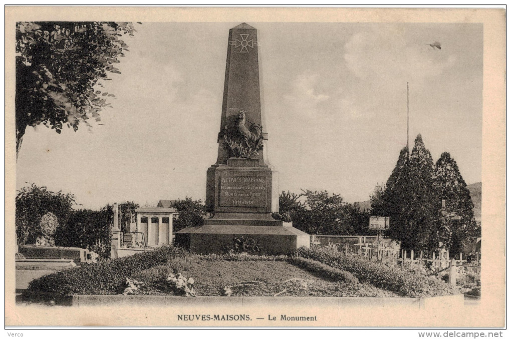 Carte Postale Ancienne de NEUVES MAISONS