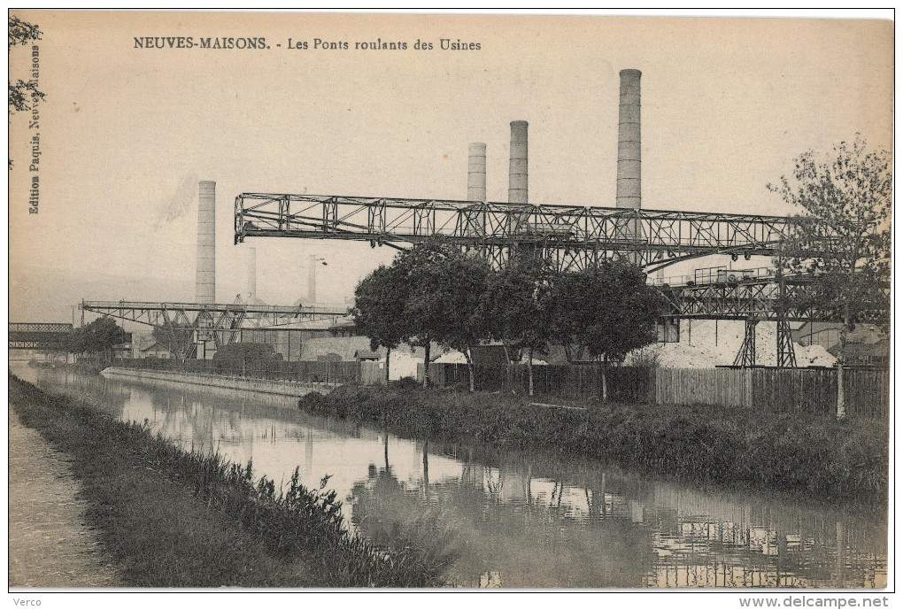 Carte Postale Ancienne de NEUVES MAISONS