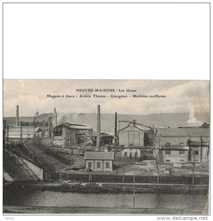 Carte Postale Ancienne de NEUVES MAISONS