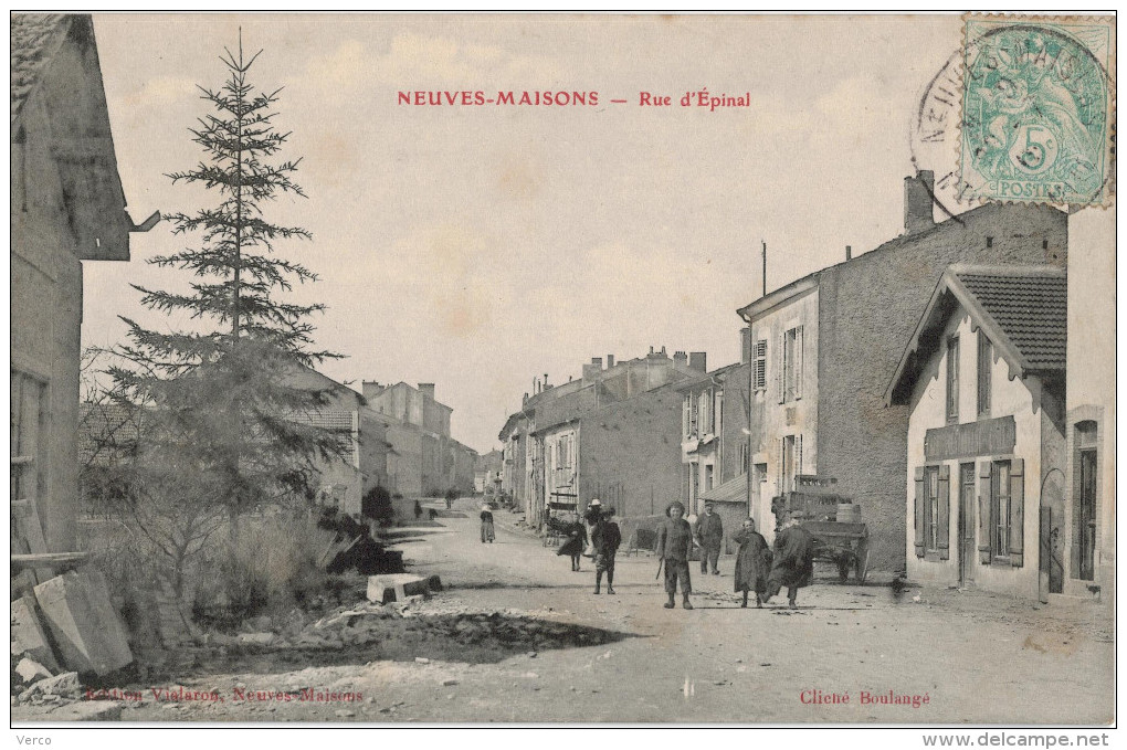 Carte Postale Ancienne de NEUVES MAISONS