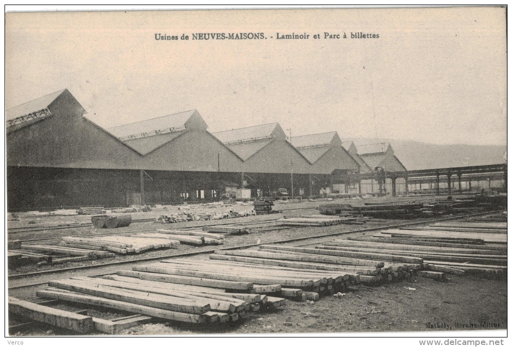 Carte Postale Ancienne de NEUVES MAISONS