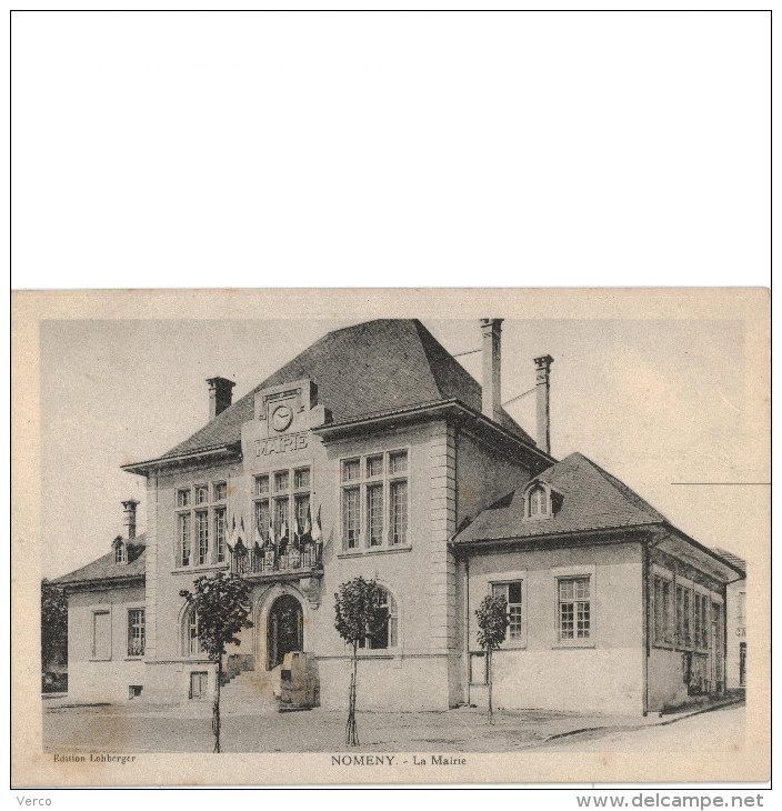 Carte Postale Ancienne de NOMENY