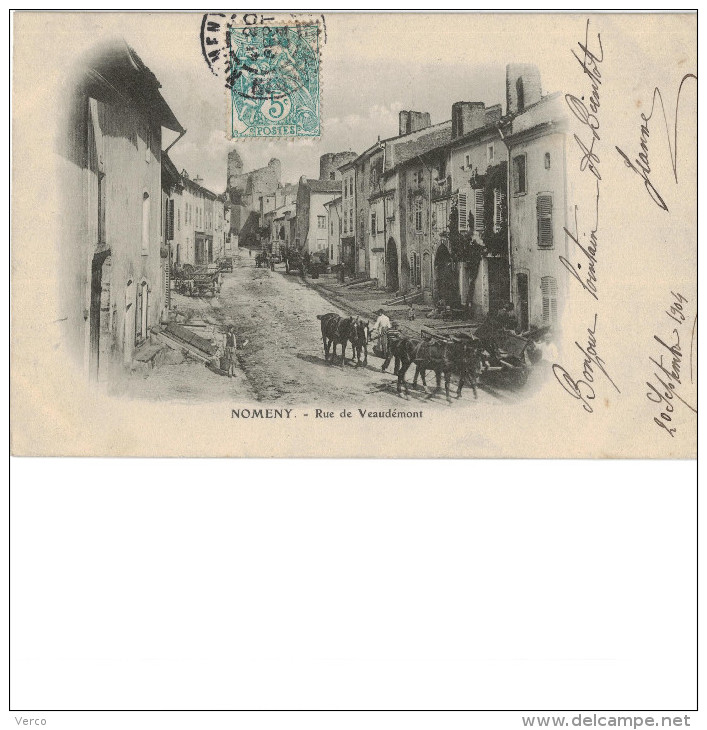 Carte Postale Ancienne de NOMENY