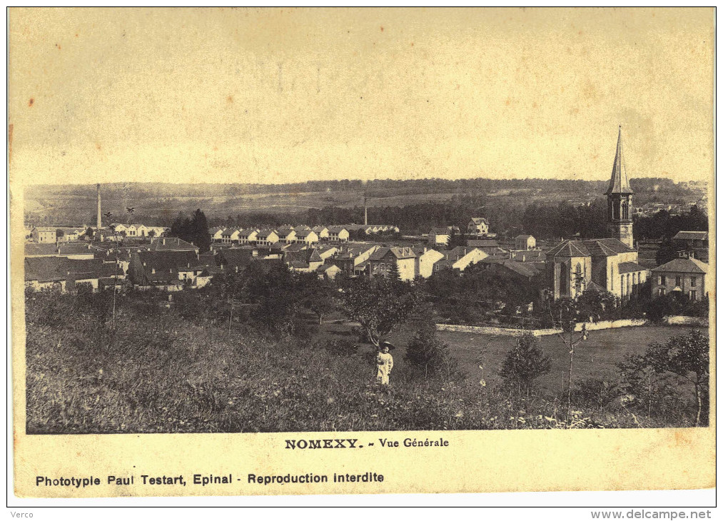 Carte Postale Ancienne de  NOMEXY