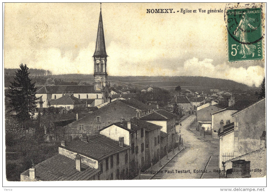 Carte Postale Ancienne de  NOMEXY