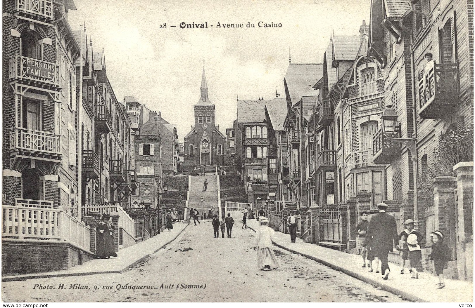 Carte Postale  ANCIENNE de  ONIVAL - Avenue du CAsino