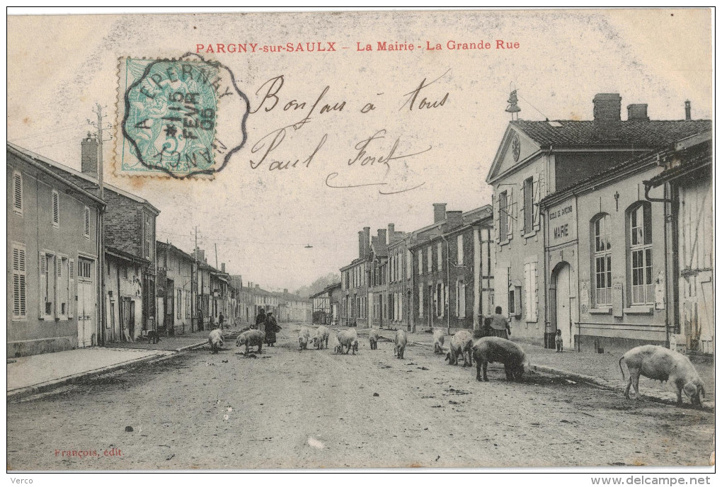 Carte Postale Ancienne de PARGNY SUR SAULX