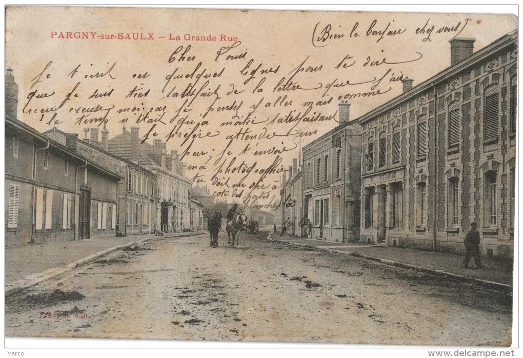 Carte Postale Ancienne de PARGNY SUR SAULX