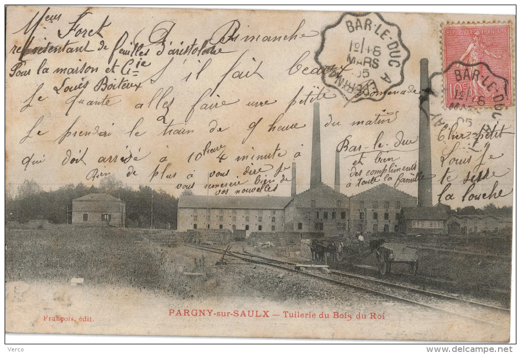 Carte Postale Ancienne de PARGNY SUR SAULX