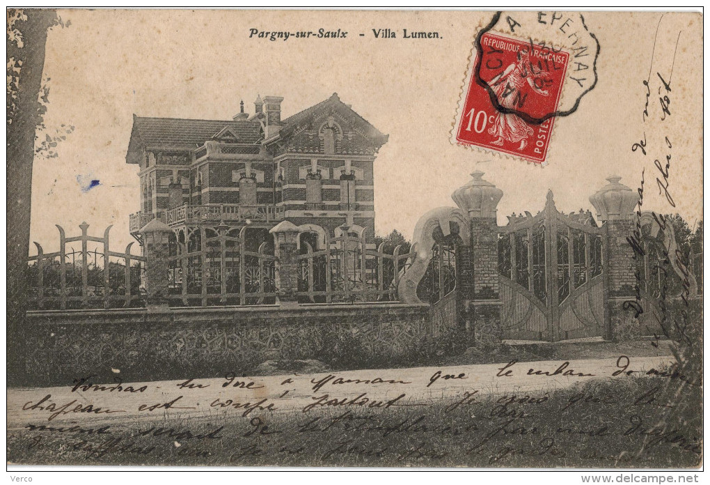 Carte Postale Ancienne de PARGNY SUR SAULX