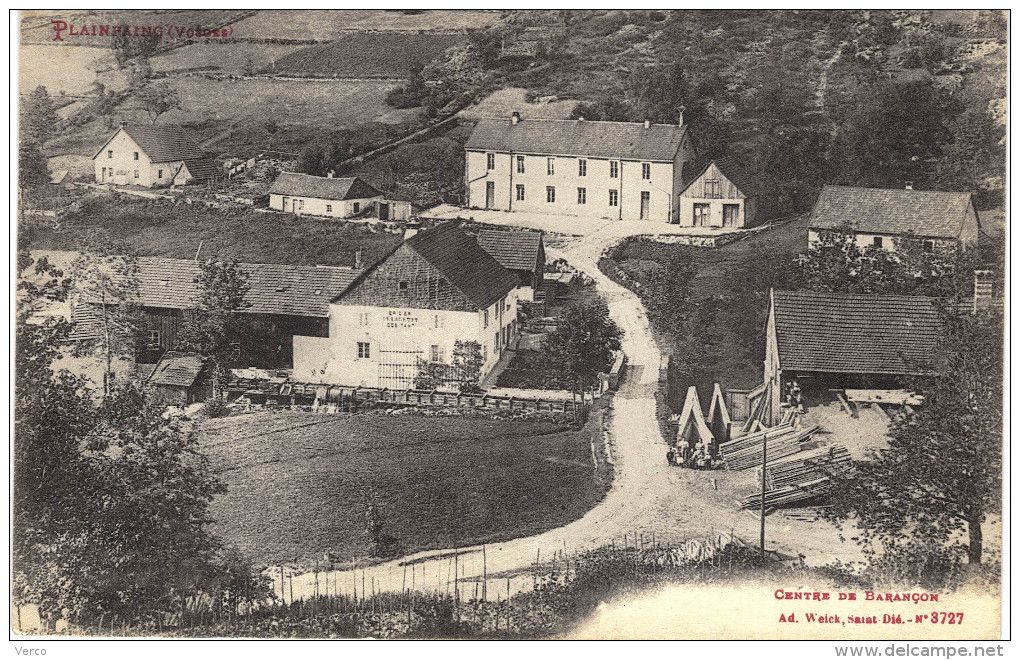 Carte Postale Ancienne de PLAINFAING
