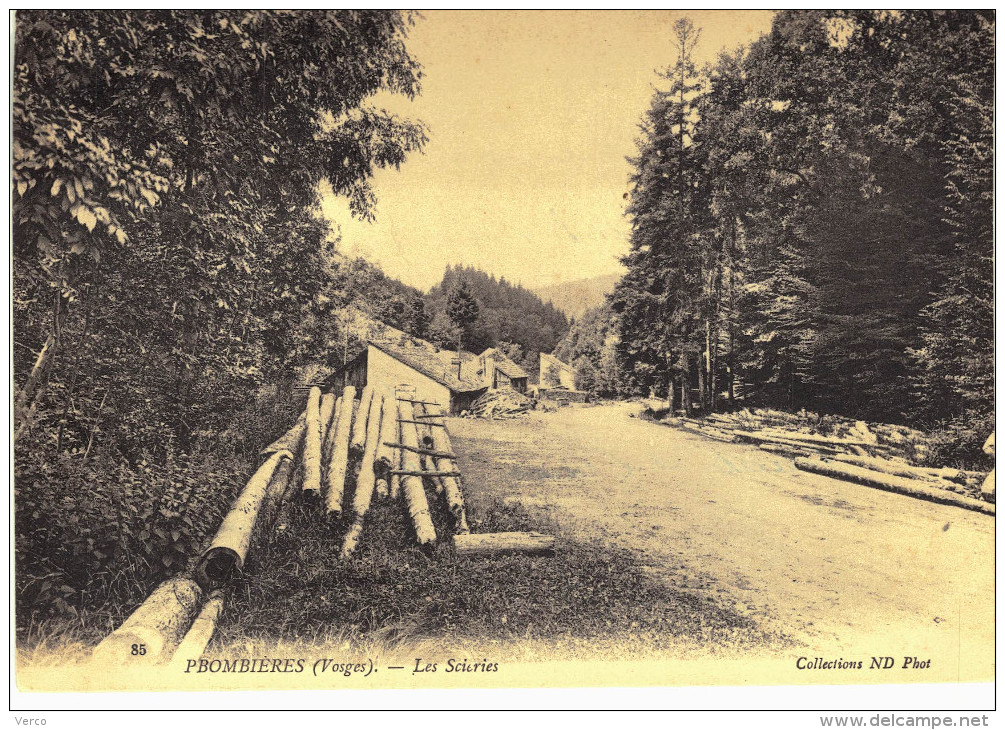 Carte Postale Ancienne de PLOMBIERES les BAINS