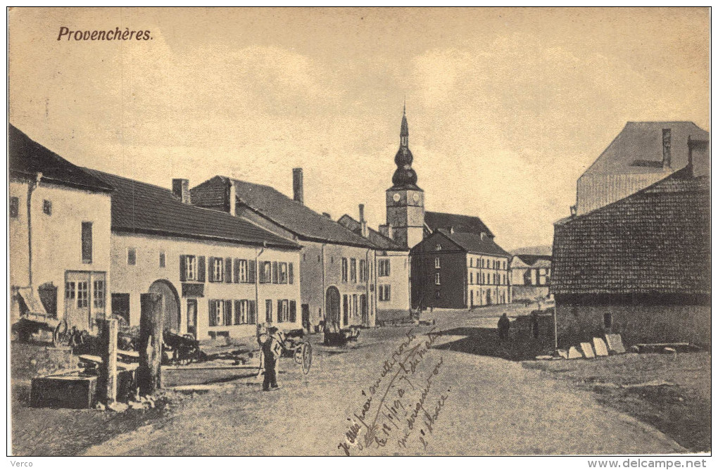 Carte Postale Ancienne de PROVENCHERES sur FAVE