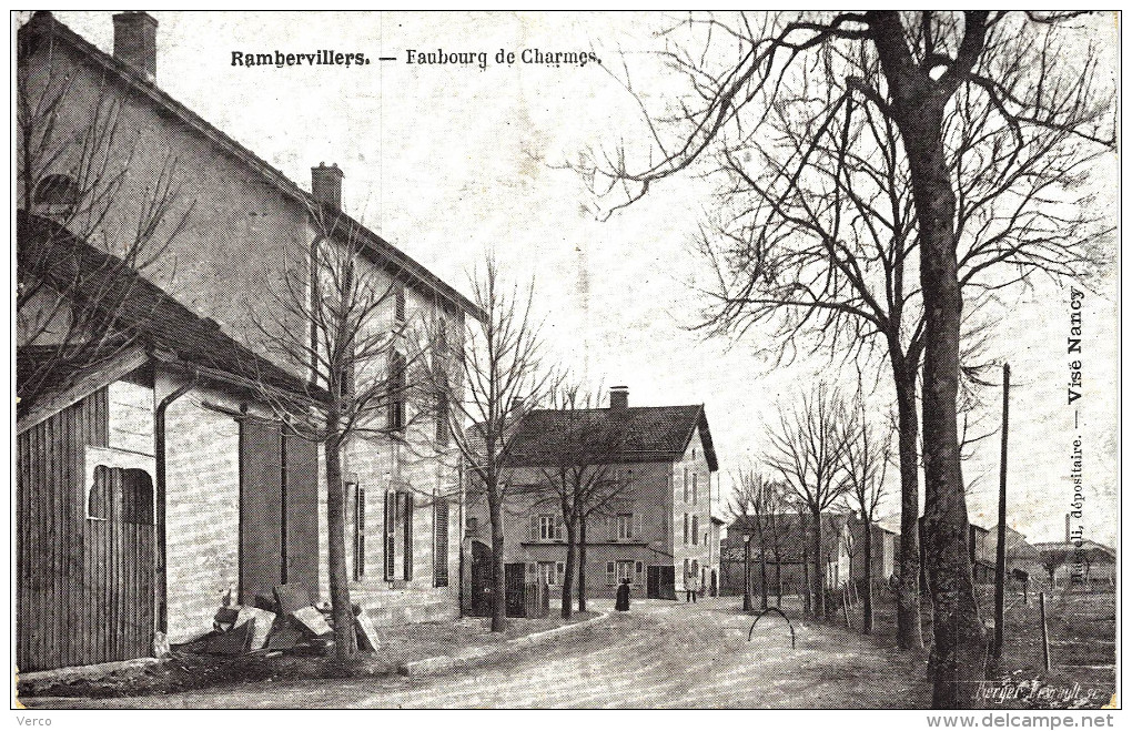 Carte Postale Ancienne de RAMBERVILLERS