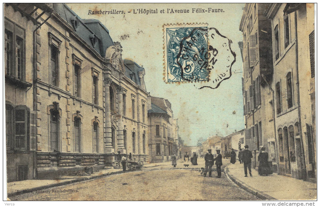 Carte Postale Ancienne de RAMBERVILLERS