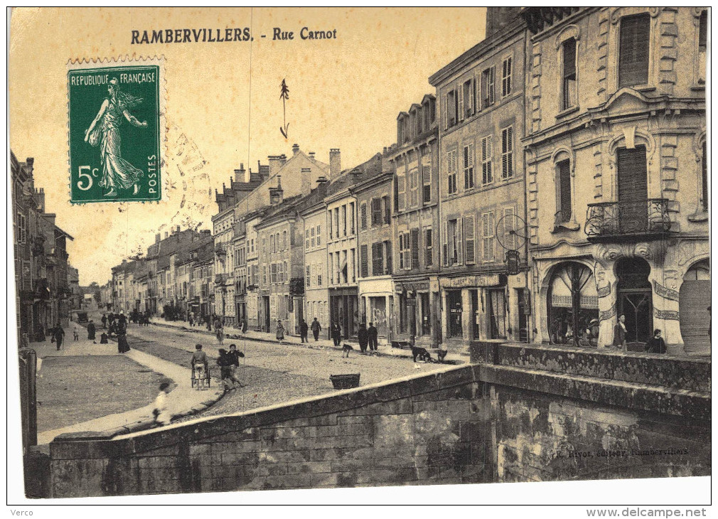 Carte Postale Ancienne de RAMBERVILLERS