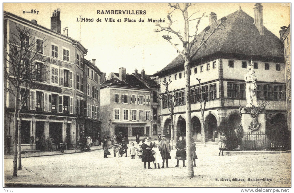 Carte Postale Ancienne de RAMBERVILLERS