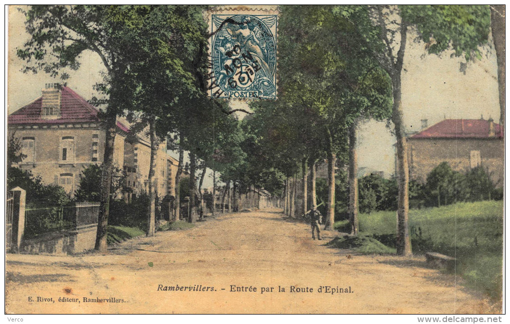 Carte Postale Ancienne de RAMBERVILLERS
