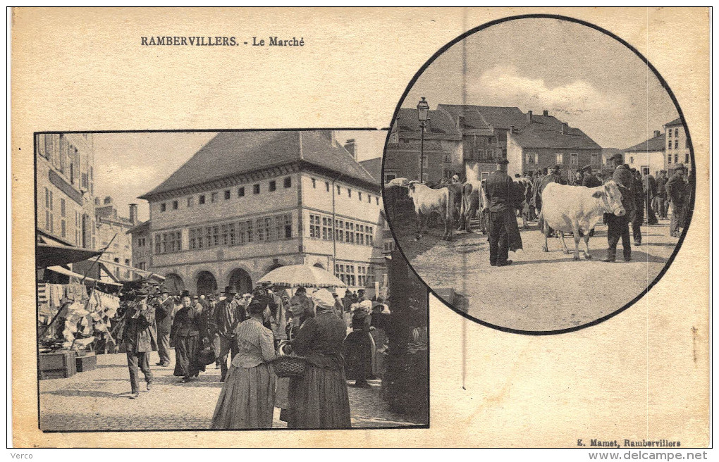 Carte Postale Ancienne de RAMBERVILLERS