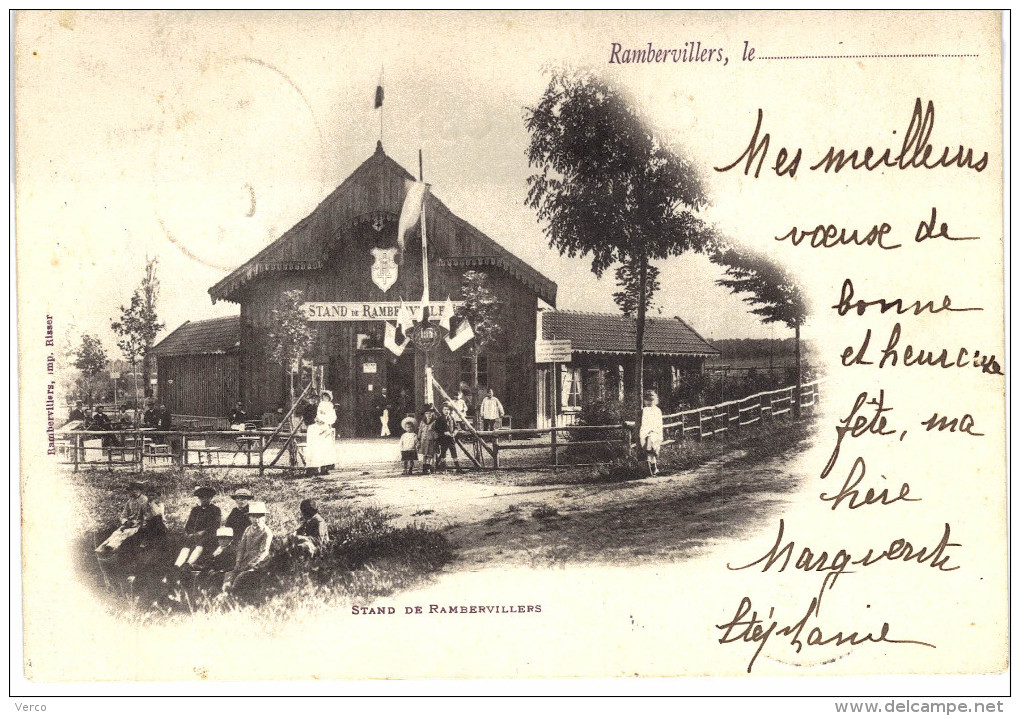 Carte Postale Ancienne de RAMBERVILLERS