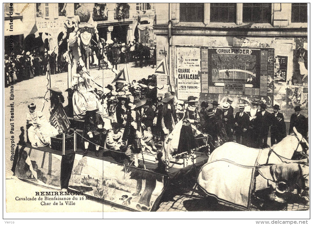 Carte Postale Ancienne de REMIREMONT