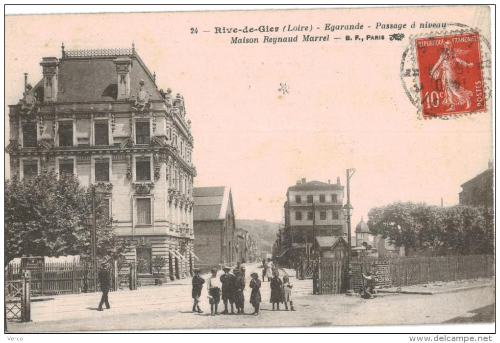 Carte Postale Ancienne de RIVE DE GIER