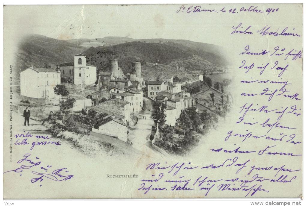 Carte Postale Ancienne de ROCHETAILLEE