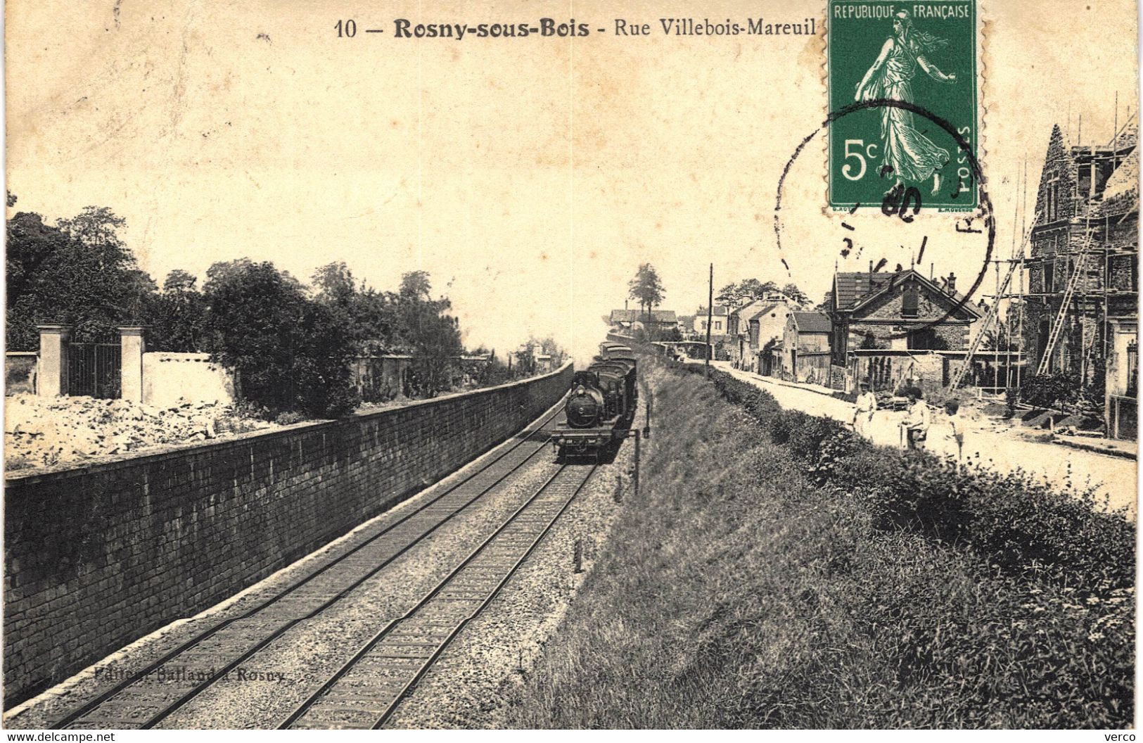 Carte POSTALE Ancienne de  ROSNY sous BOIS - Rue Villebois - Mareuil