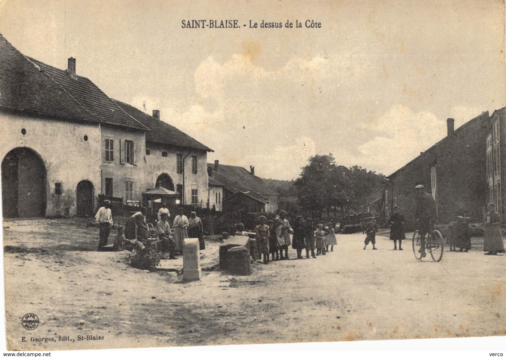 Carte postale ancienne de SAINT BLAISE