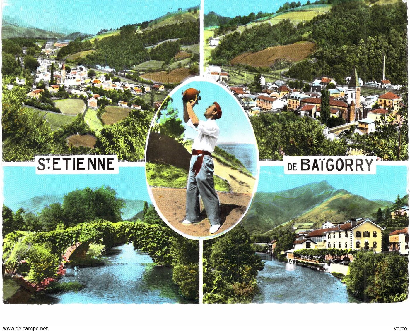 Carte Postale ancienne de SAINT ETIENNE de BAIGORRY