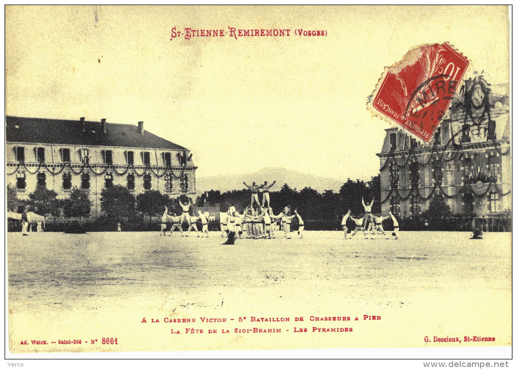 Carte Postale Ancienne de SAINT- ETIENNE les REMIREMONT