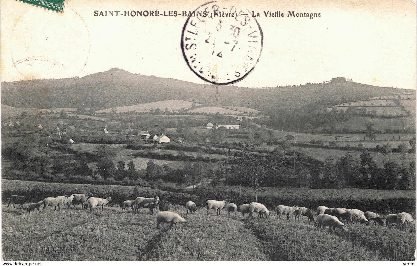 Carte Postale ancienne de SAINT HONORE les BAINS