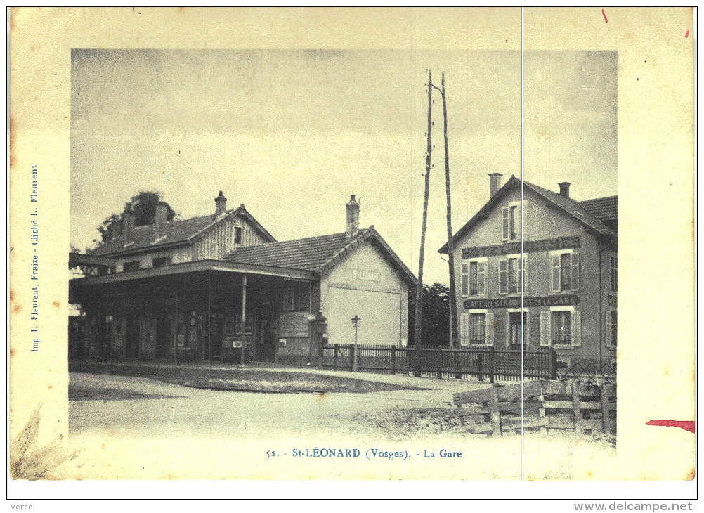 Carte Postale Ancienne de SAINT LEONARD
