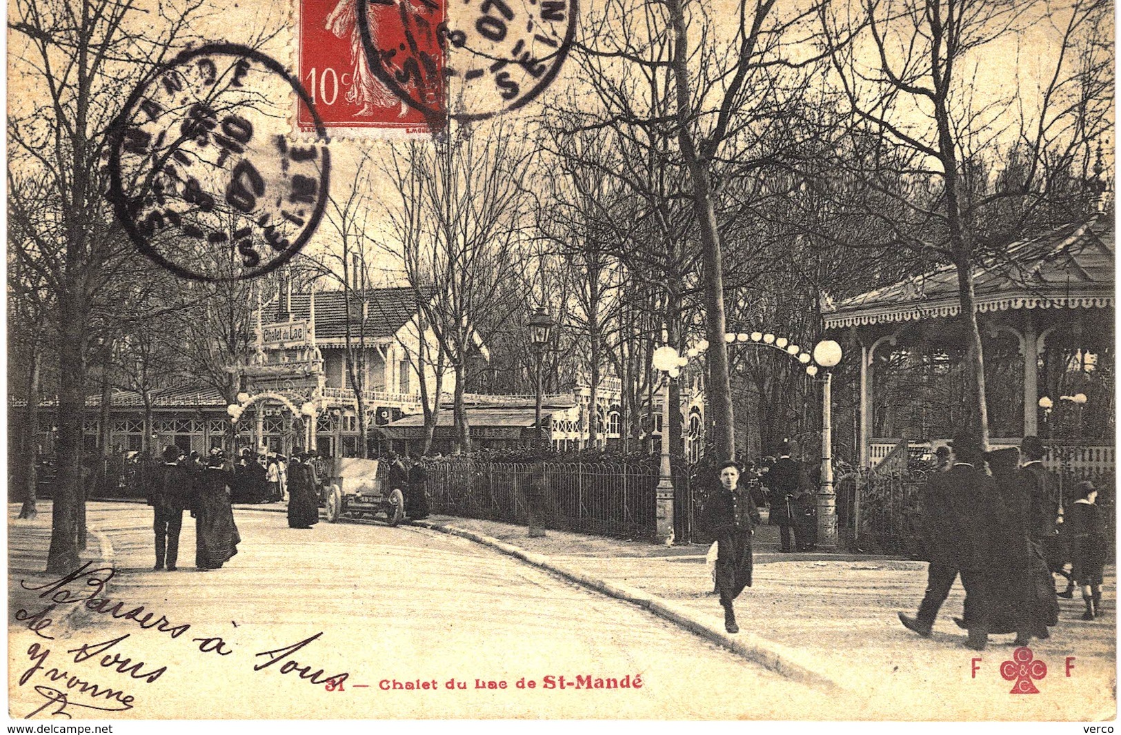Carte Postale ANCIENNE de SAINT  MANDE - Chalet du Lac