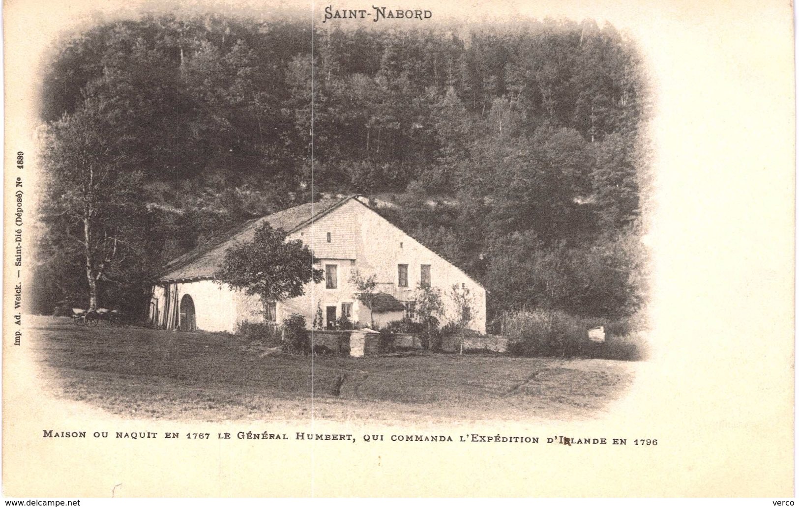 Carte postale ancienne de SAINT NABORD